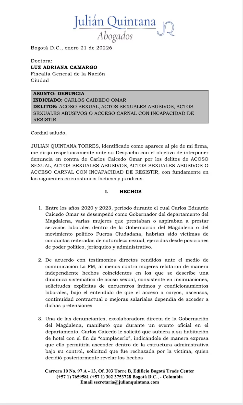 Procuraduría abre indagación contra Carlos Caicedo tras denuncias de acoso 2 image image 22