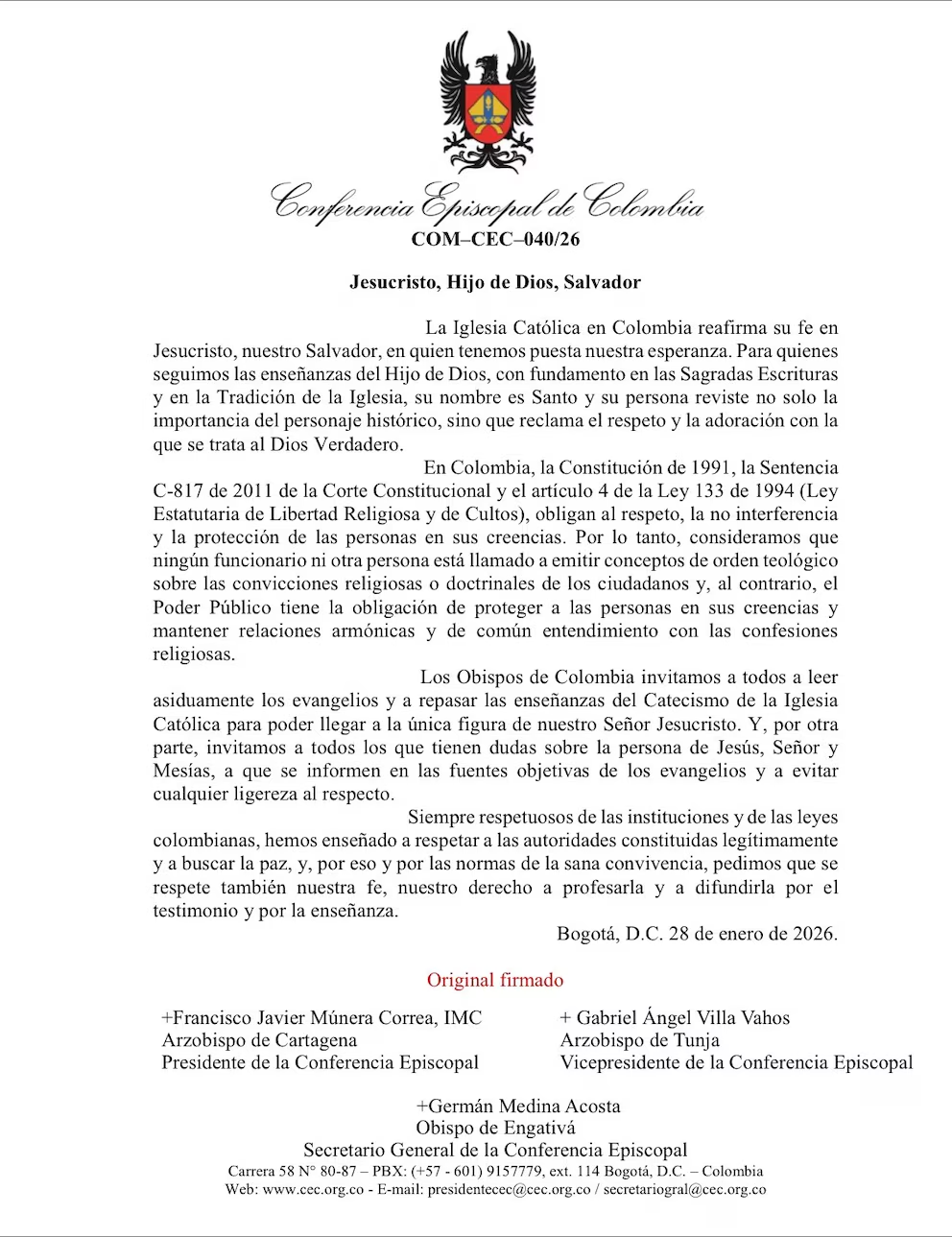 Iglesia Católica pide respeto por la fe tras declaraciones de Gustavo Petro sobre Jesús 2 image image 24