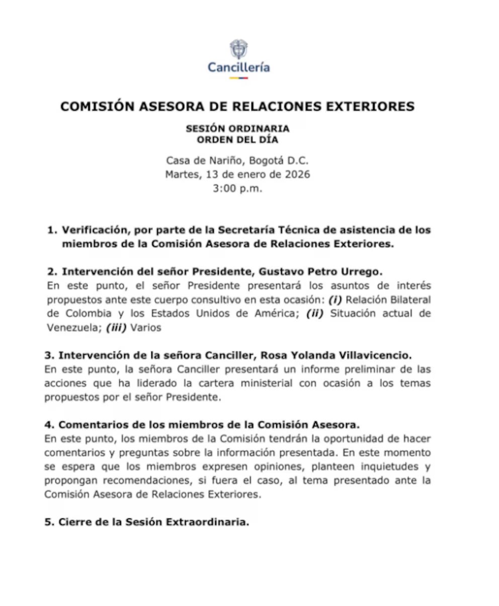 Gobierno reactiva Comisión Asesora de Relaciones Exteriores 2 image image 9