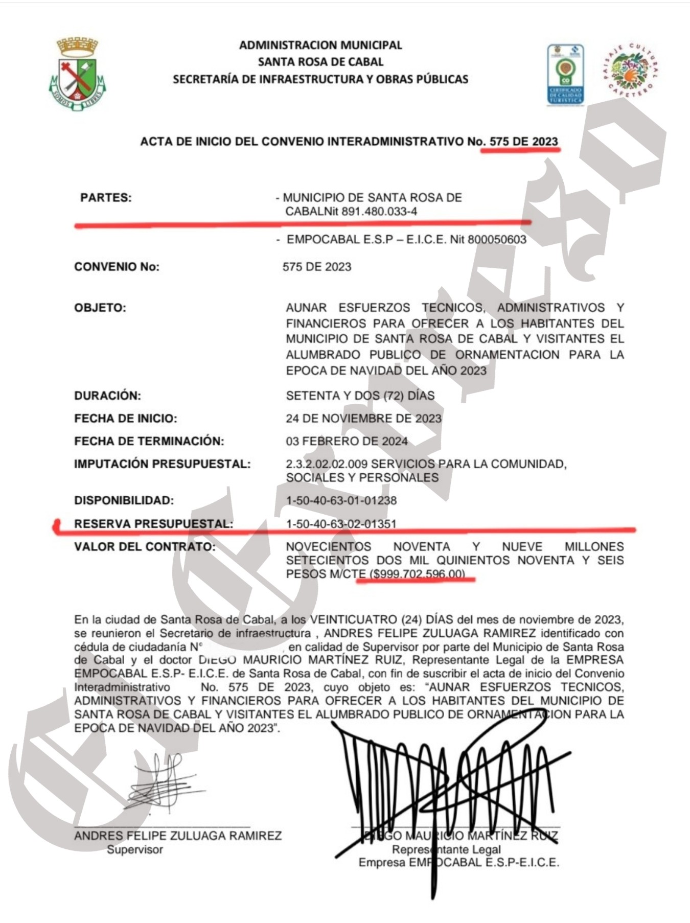 Los escandalosos contratos del alumbrado navideño de Gallo, Maya, Rodrigo Toro y Paulo Gómez 7 los escandalosos contratos del alumbrado navideno de gallo maya rodrigo toro y paulo gomez 4