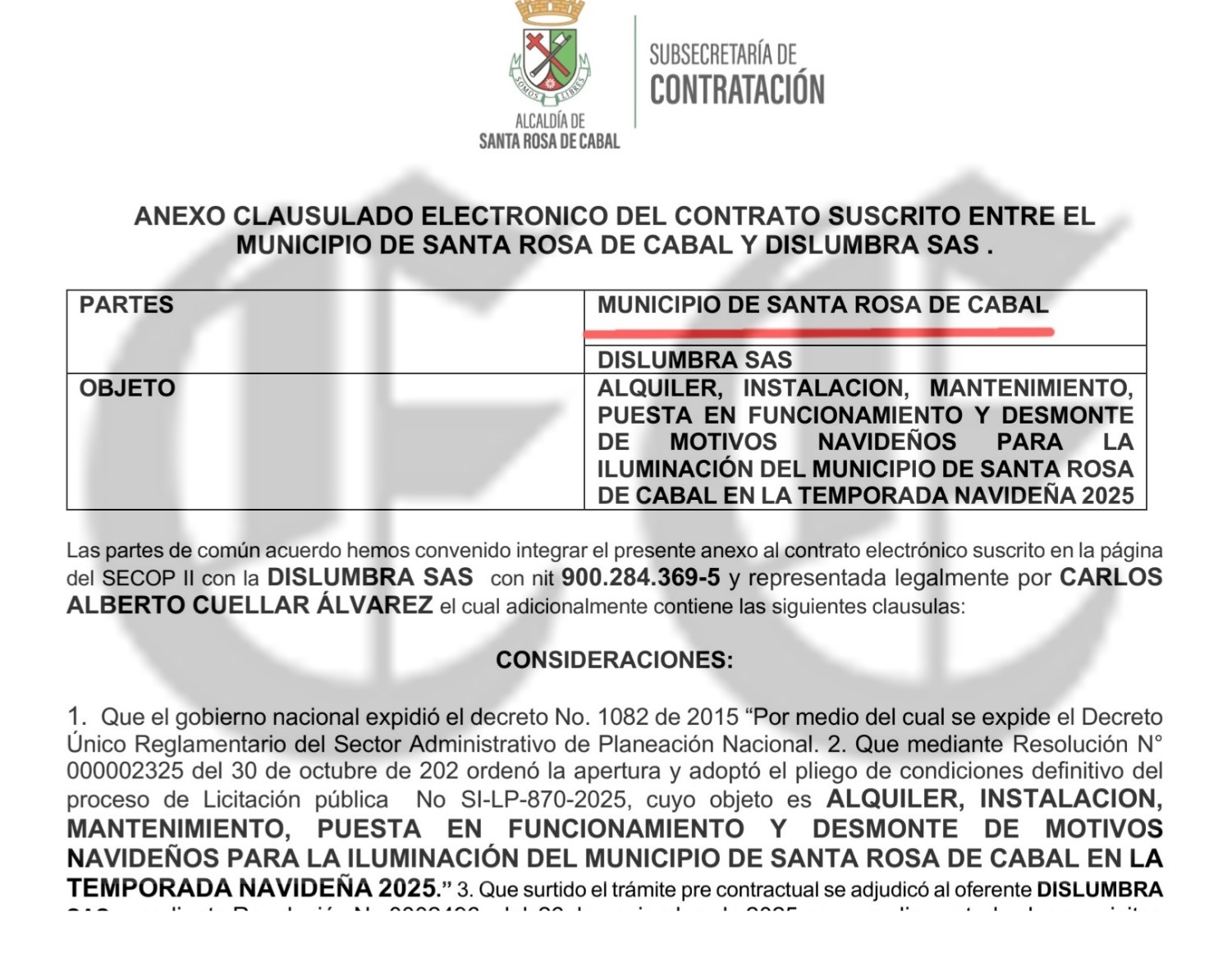 Los escandalosos contratos del alumbrado navideño de Gallo, Maya, Rodrigo Toro y Paulo Gómez 13 los escandalosos contratos del alumbrado navideno de gallo maya rodrigo toro y paulo gomez 8