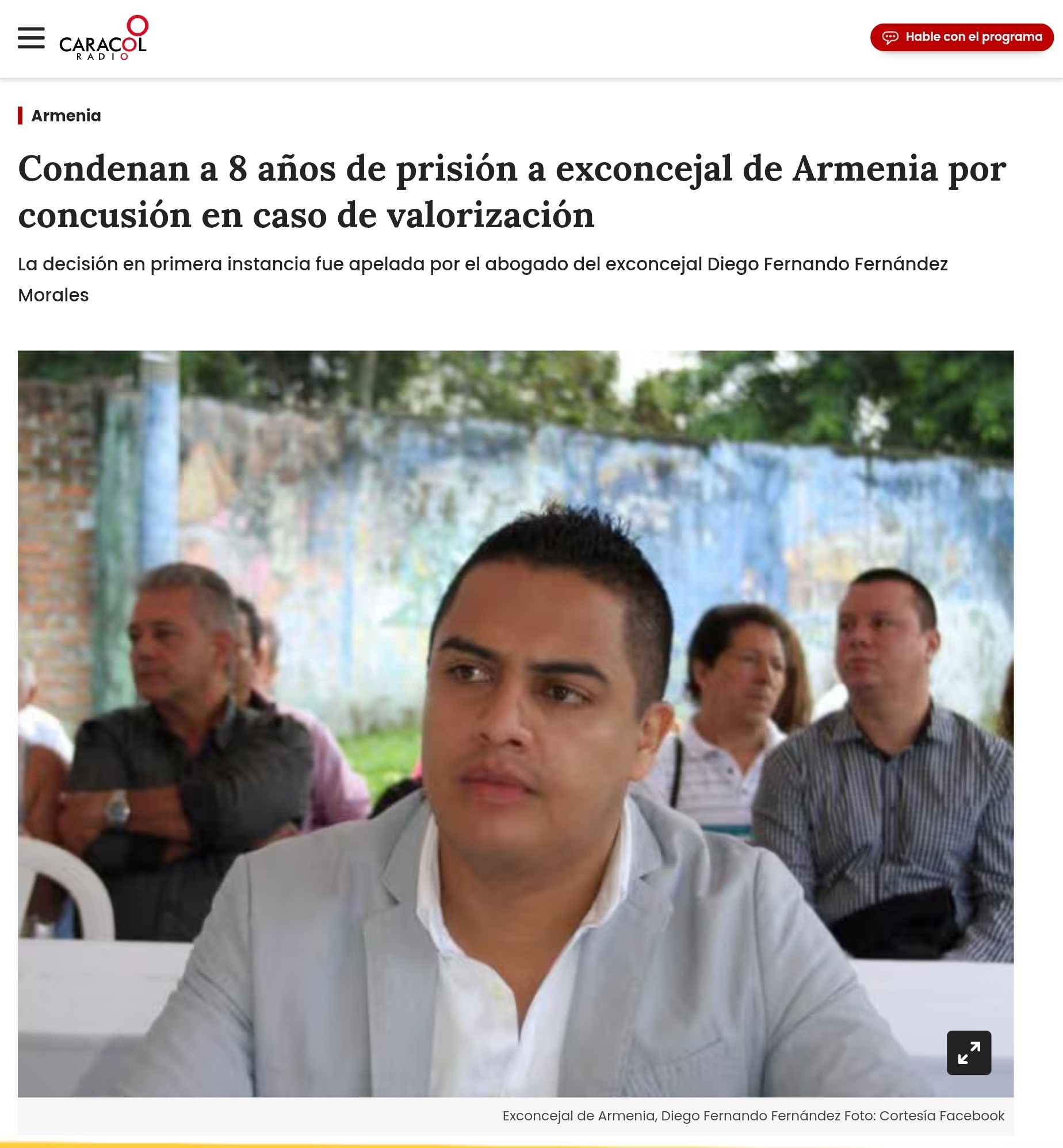 Presidente del concejo de Armenia, socio de Gallo, con padre y hermano exconcejales con procesos judiciales 6 presidente del concejo de armenia socio de gallo con padre y hermano exconcejales con procesos judiciales imagen 3