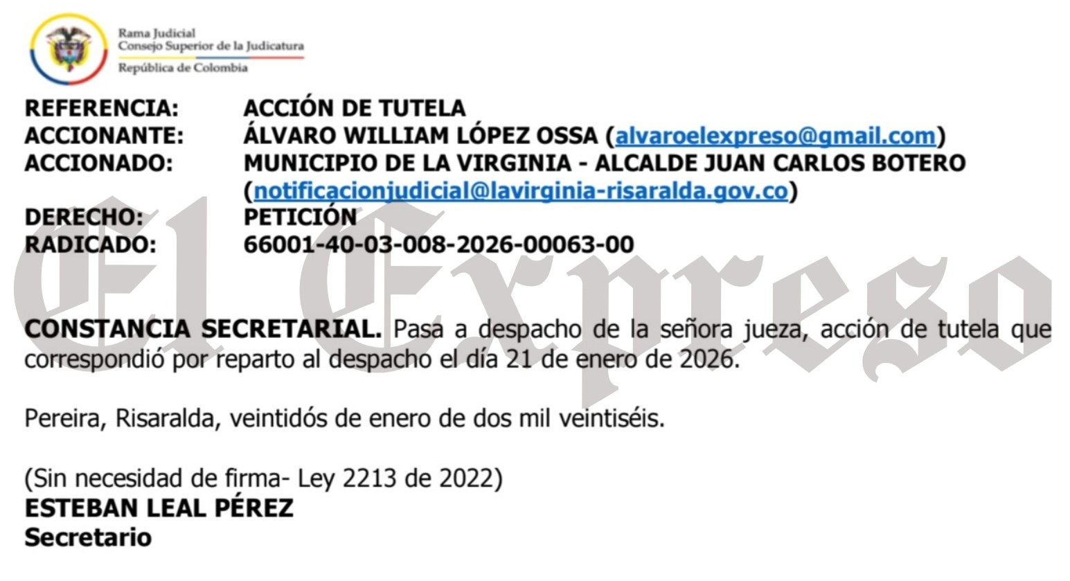 ¡Que derroche! Alcalde de La Virginia entrega el manejo de Tránsito a empresa por 20 años y cede el 70% de recaudos 2 que derroche alcalde de la virginia entrega el manejo de transito a empresa por 20 anos y cede el 70 de recaudos 1