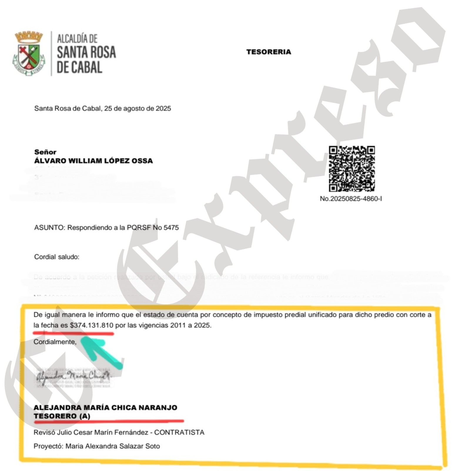roban 374 millones a la alcaldia de santa rosa de cabal con falsificacion de firmas y los funcionarios mudos 1