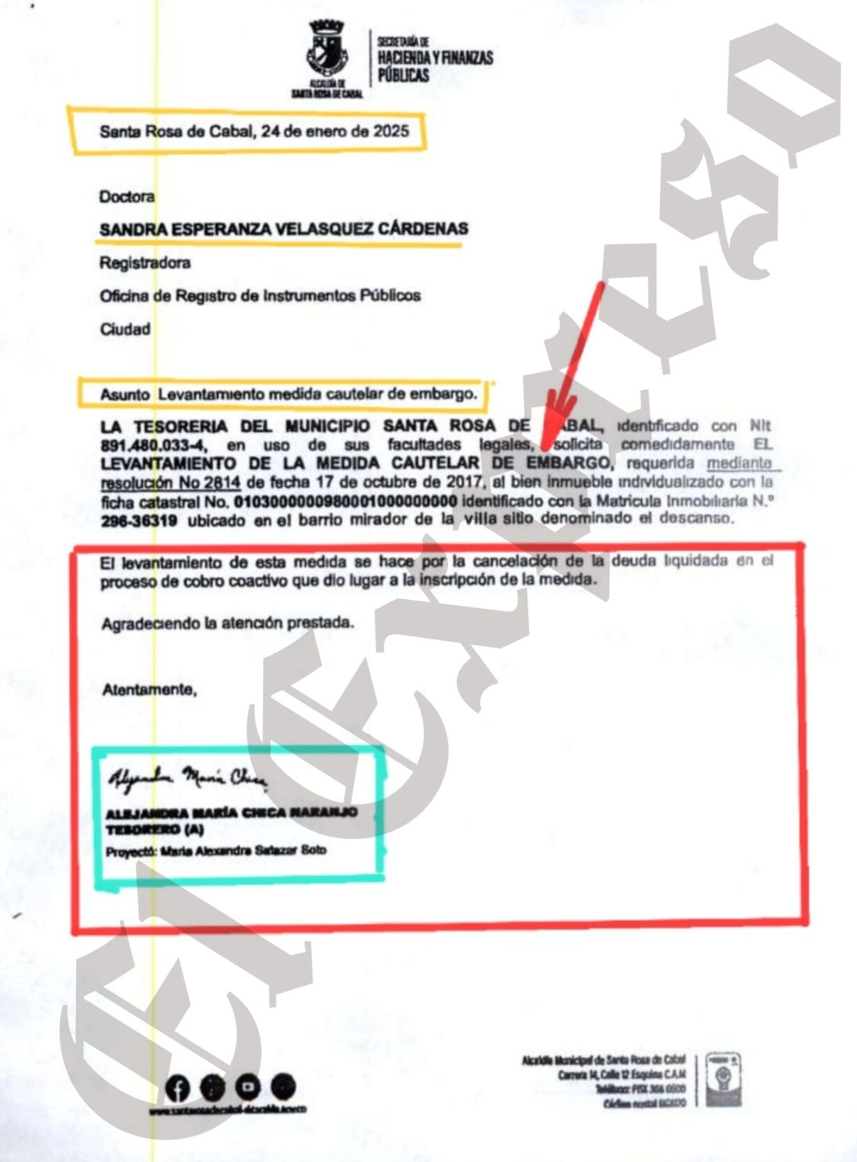 roban 374 millones a la alcaldia de santa rosa de cabal con falsificacion de firmas y los funcionarios mudos 4 e1767911736985
