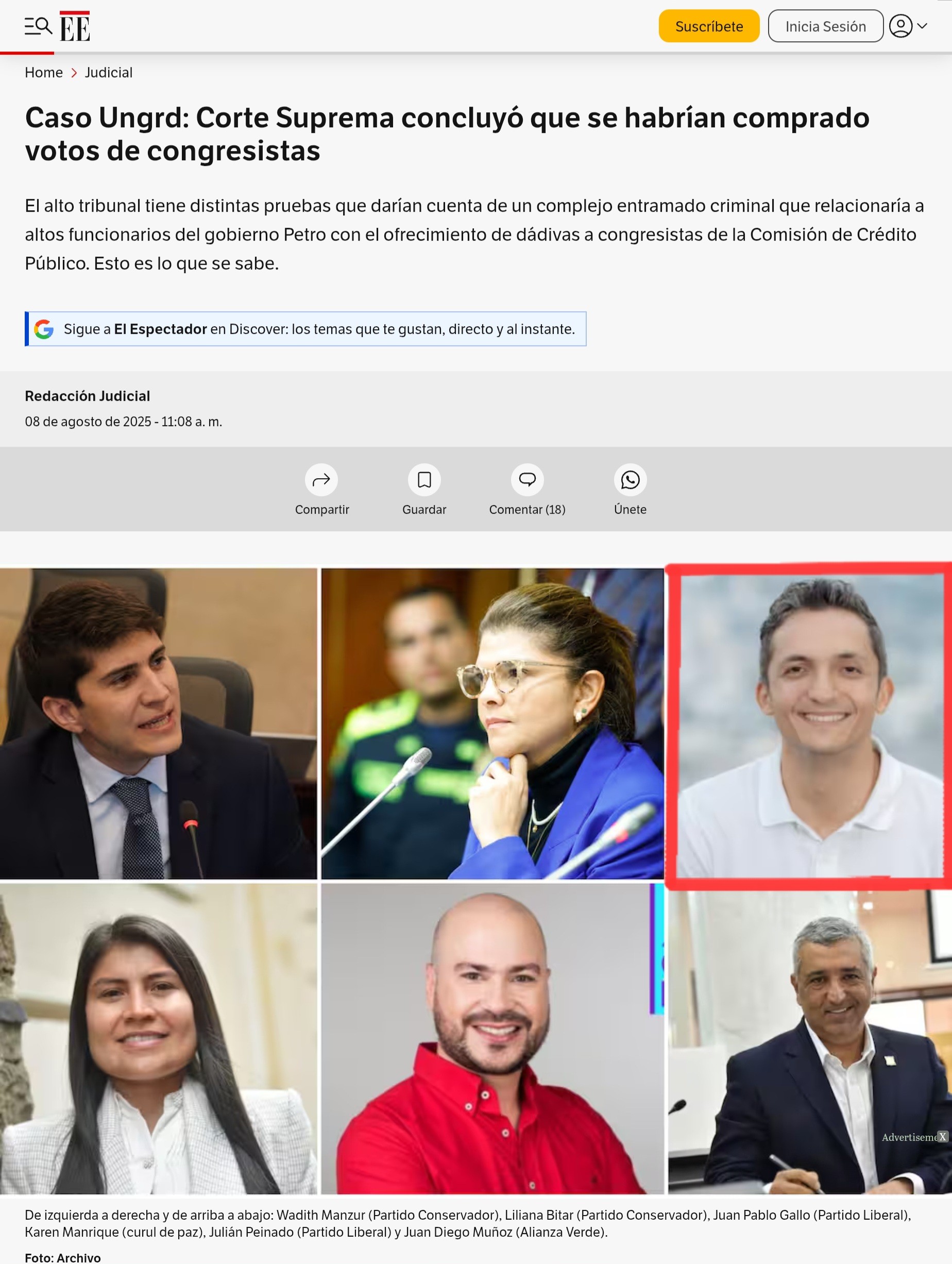 senador gallo no hay nada que rectificar pero si hay chats videos y audios que mostrar imagen pp