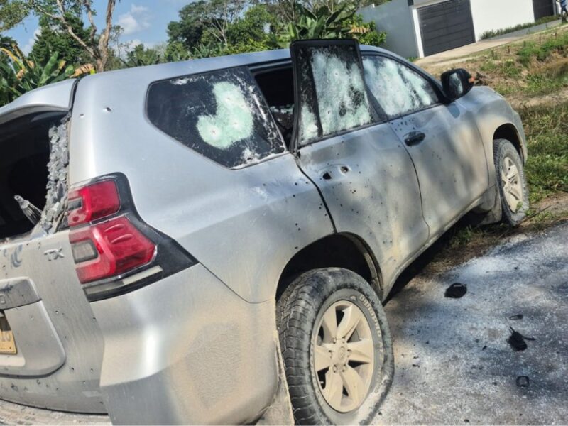 Atentado en Arauca contra esquema de seguridad de Jairo Castellanos deja dos fallecidos