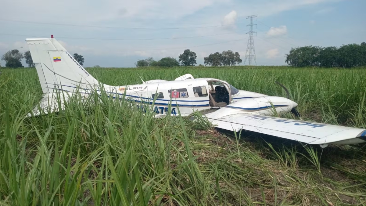 borrador automatico avion ambulancia accidente