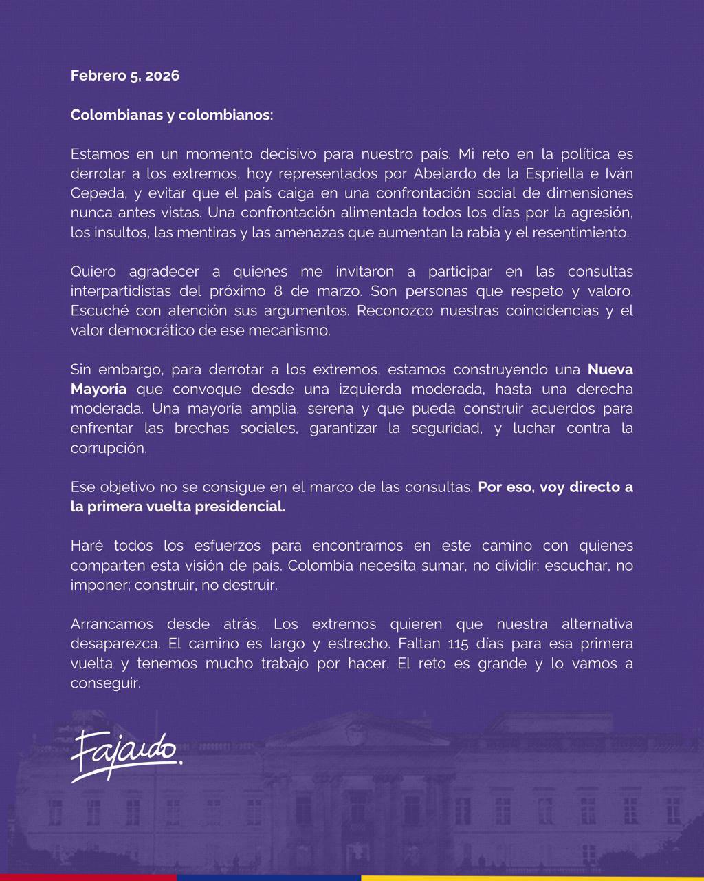 comunicado fajardo comunicado fajardo