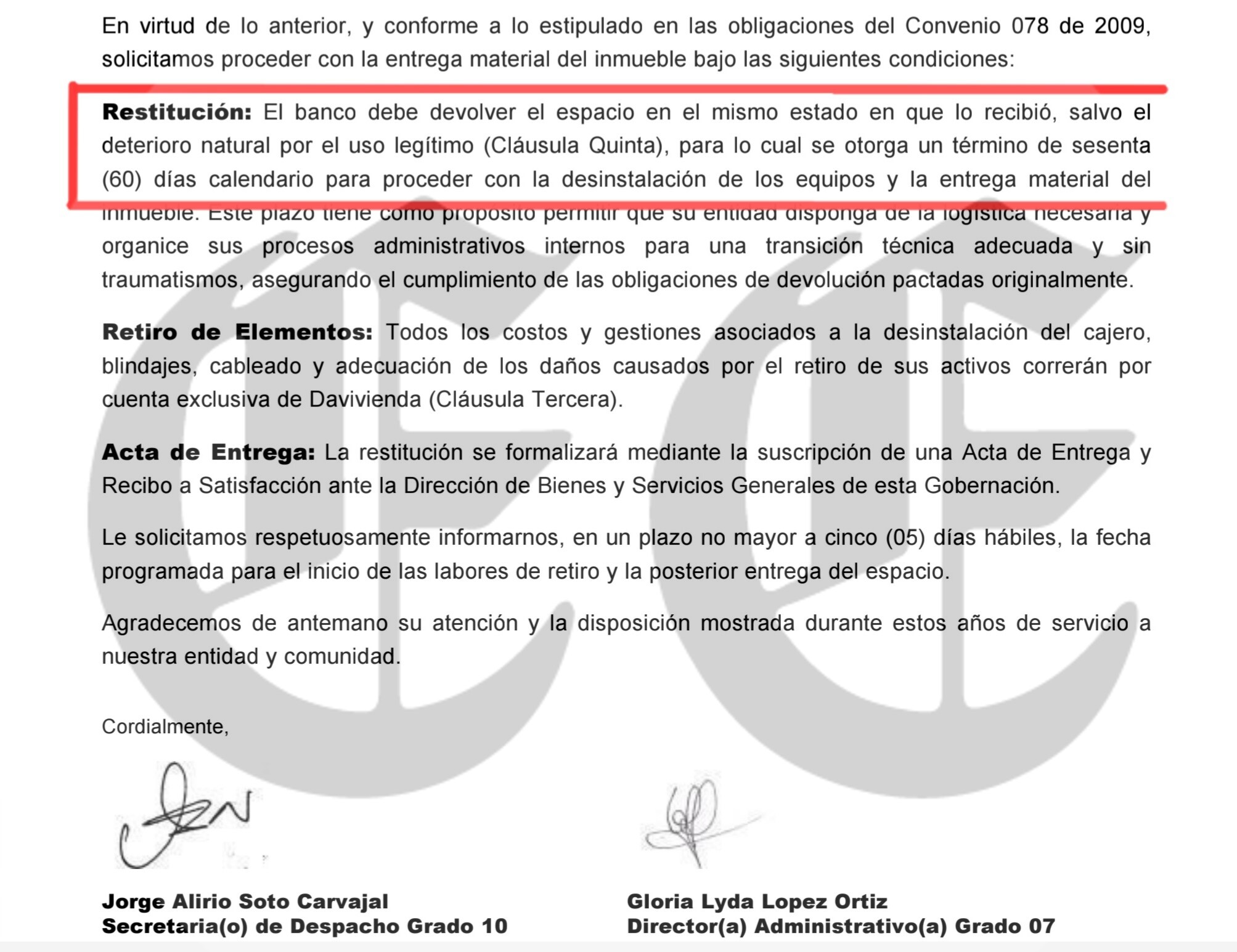 dejad que los bancos vengan a mi victor tamayo entrego gratis a davivienda desde 2009 el espacio para los cajeros en la gobernacion y ahi estan davivienda 2