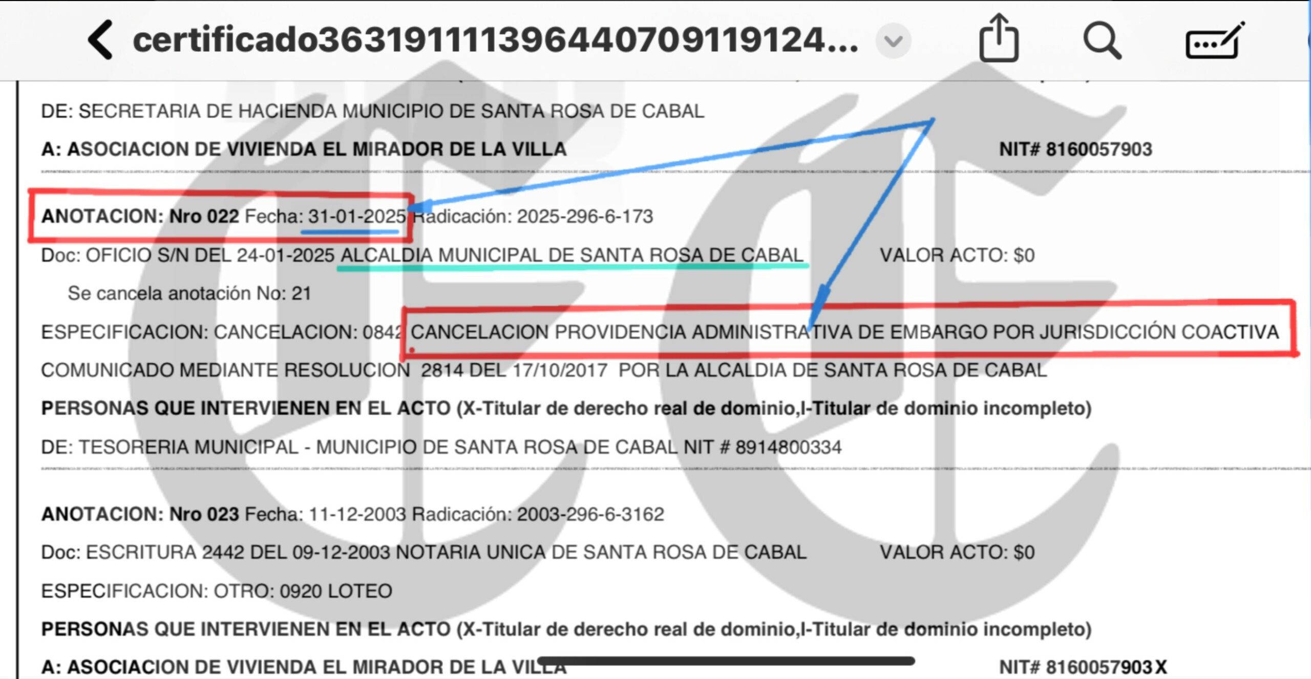 El caso del embargo levantado con firmas falsas en Santa Rosa de Cabal, la cronología que expone, y la incompetencia del proceso de tutela 12 el caso del embargo levantado con firmas falsas en santa rosa de cabal la cronologia que expone y la incompetencia del proceso de tutela f5 scaled