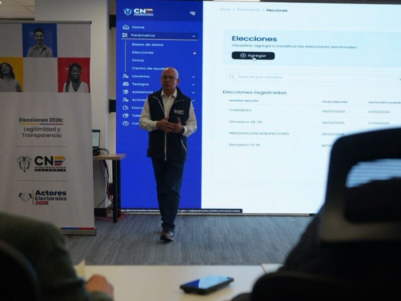 El CNE hace seguimiento a funcionamiento de la Plataforma de Postulación y Acreditación de actores electorales