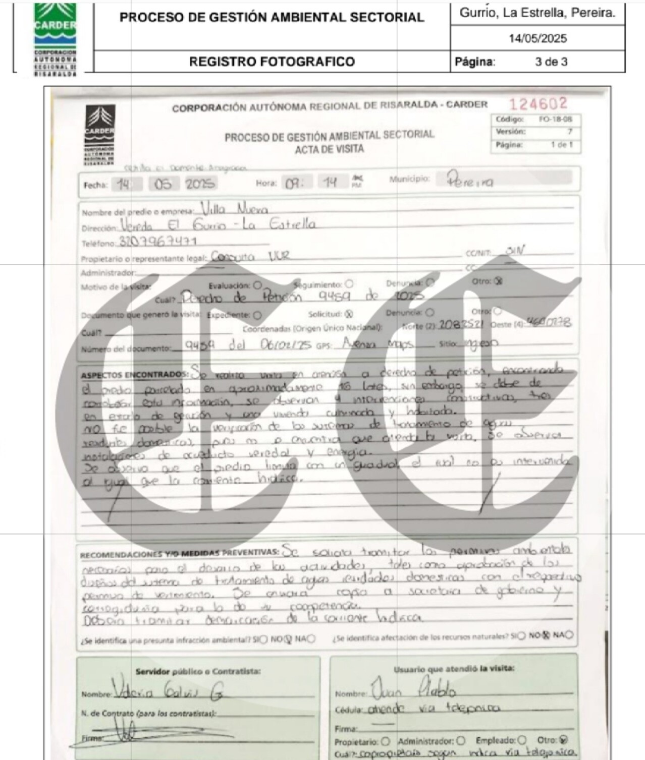 nos quieren intimidar para que no denunciemos invasiones ni construcciones ilegales imagen 2