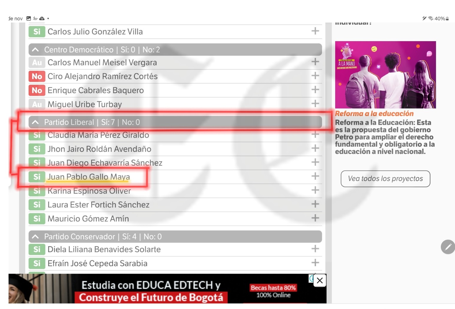 prometieron el cambio pero recordemos su prontuario ahora que gallo vuelve a invitar a votar por su socio politico anibal hoyos 6