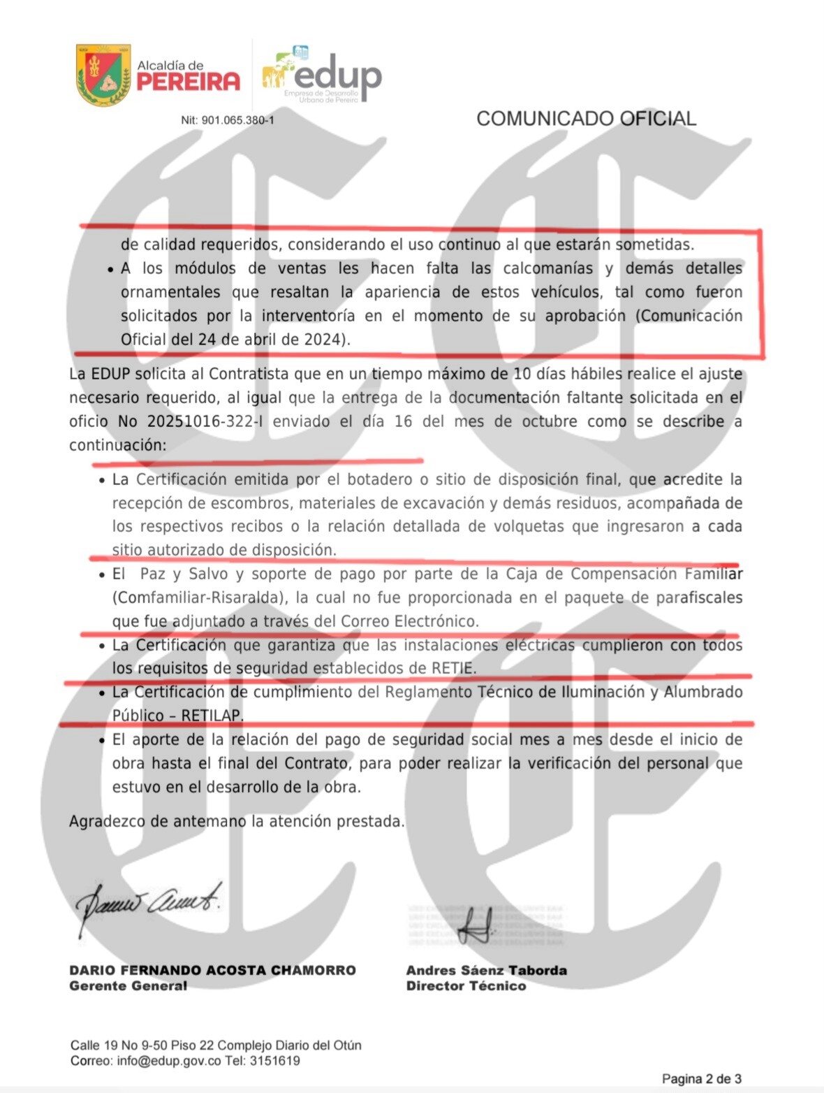 un contrato de toro por 3 796 millones incumplimientos modulos jeep deteriorandose y silencio selectivo en santa rosa 14