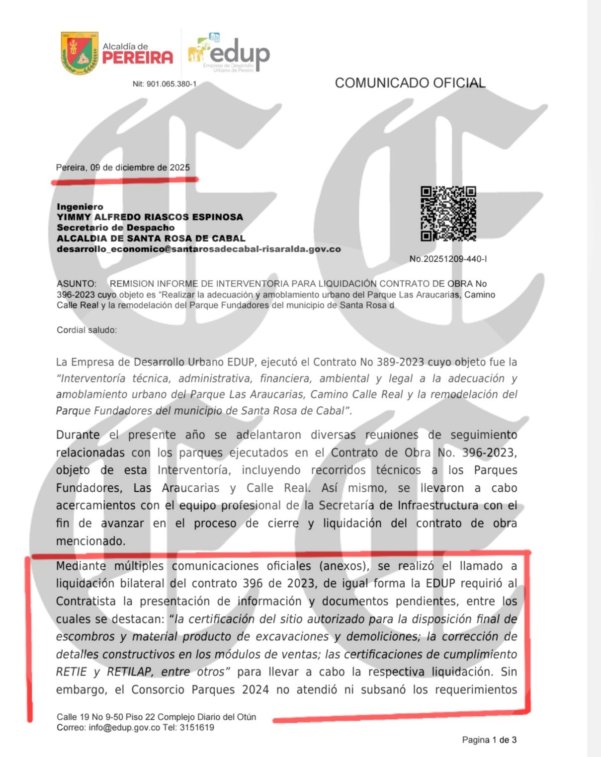 un contrato de toro por 3 796 millones incumplimientos modulos jeep deteriorandose y silencio selectivo en santa rosa 18