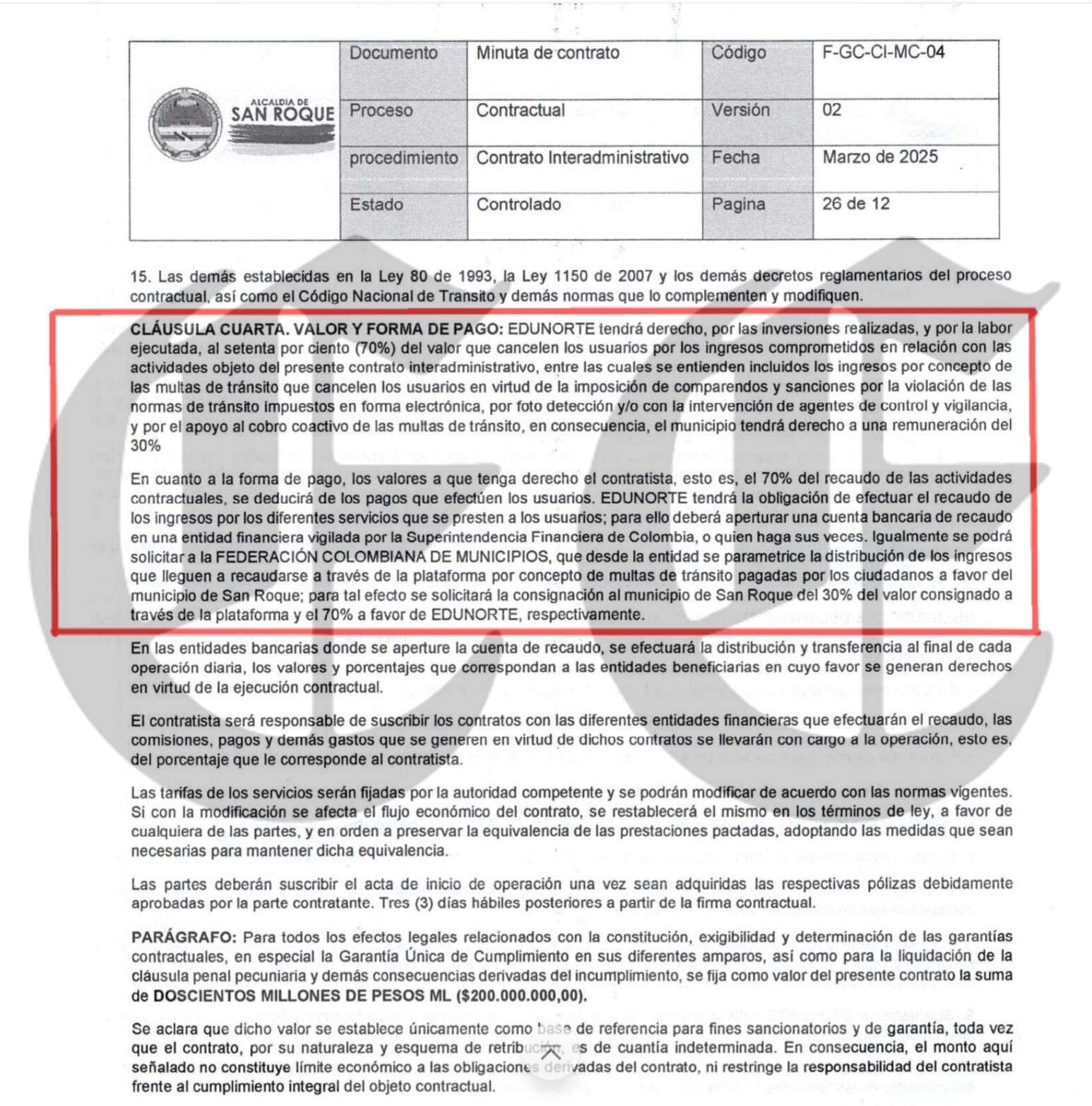 Alcalde de la Virginia en la mira de la Fiscalía por contrato millonario 15 alcalde de la virginia en la mira de la fiscalia por contrato millonario 13