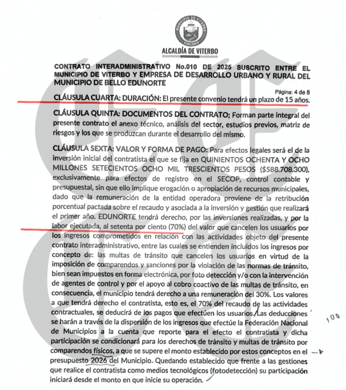Alcalde de la Virginia en la mira de la Fiscalía por contrato millonario 16 alcalde de la virginia en la mira de la fiscalia por contrato millonario 18