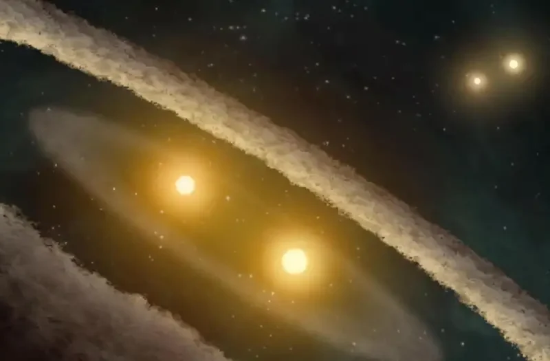 astronomos identifican un sistema de cuatro estrellas extremadamente compacto 76213637 1004