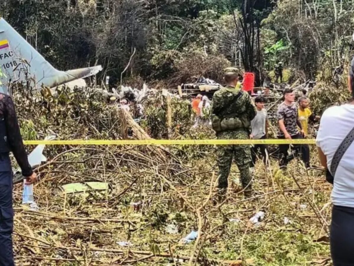 Bomberos revelan hipótesis sobre caída de avión Hércules en Putumayo