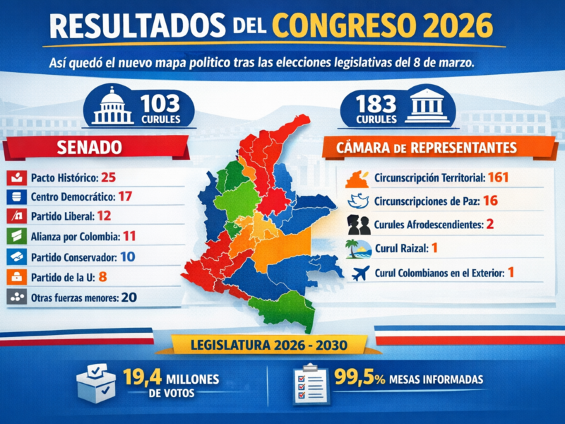 colombia eligio su nuevo congreso asi quedo el mapa politico tras las legislativas de 2026 congreso