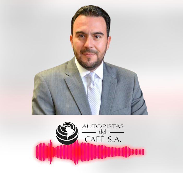 durguez espinoza no cuestiona los 7 peajes de autopistas del cafe los defiende igual que el centro democratico no apoyaron debatir esos abusos imagen mauricio vega logo autopistas del cafe