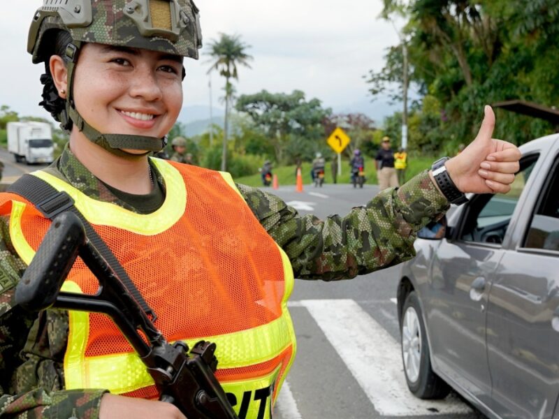 Ejército Nacional garantiza movilidad segura para los risaraldenses