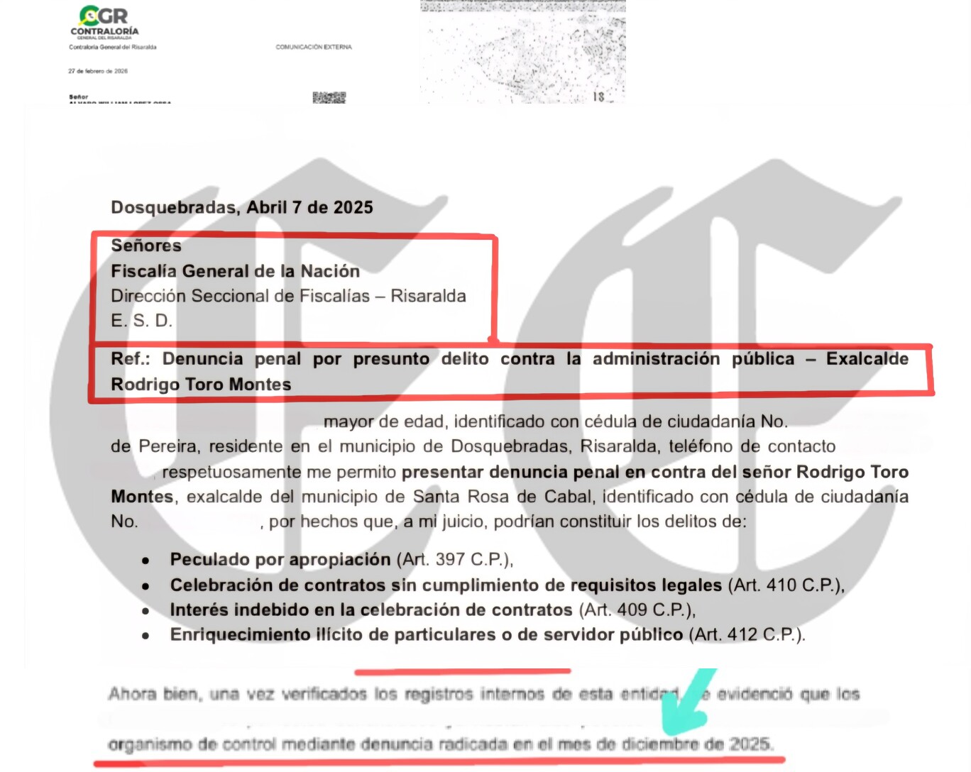 Fiscalía investiga lote que Toro compró en $1.500 millones y que salió de otro comprado en $568 millones, Juez le tumba tutela y valida nuestra investigación 23 fiscalia investiga lote que toro compro en 1 500 millones y que salio de otro comprado en 568 juez le tumba tutela y valida nuestra investigacion c