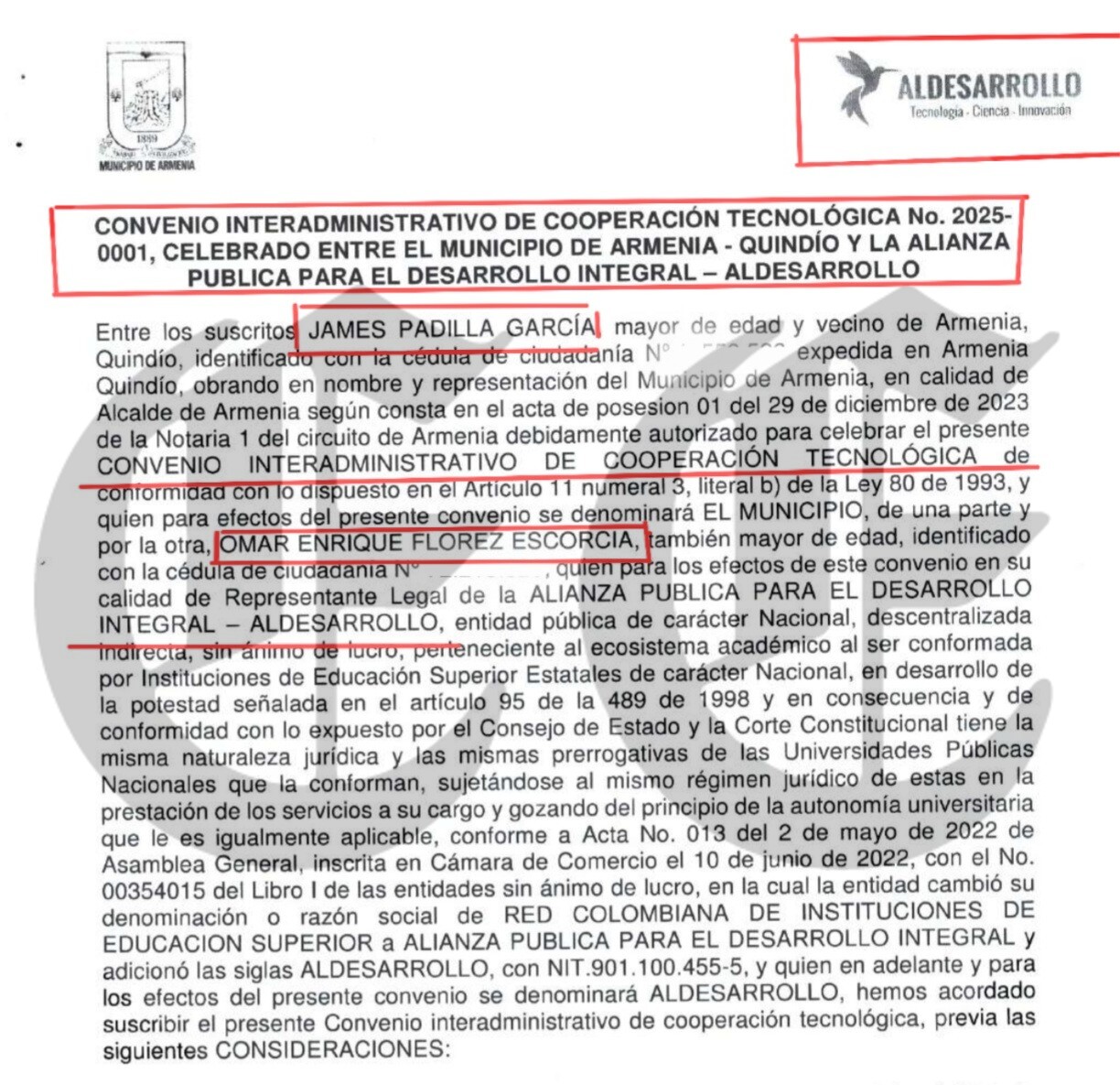 Fiscalía y Procuraduría investigan alcalde y secretarios de Armenia por contrato de $57.463 millones que denunciamos 3 fiscalia y procuraduria investigan alcalde y secretarios de armenia por contrato de 57 463 millones que denunciamos 2 1