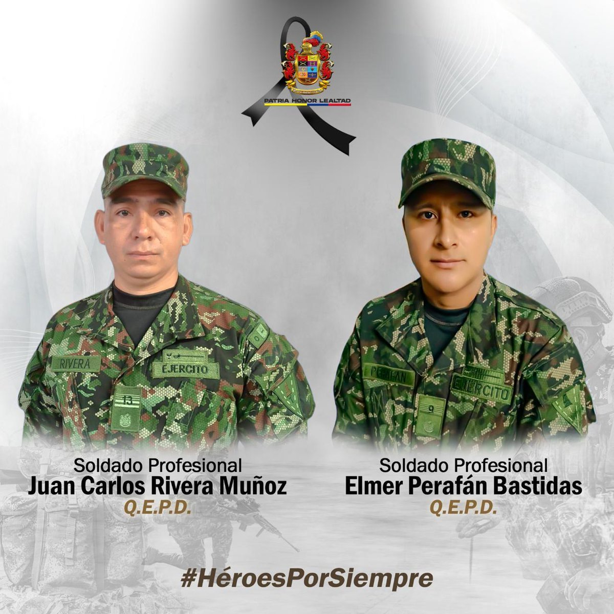 hostigamiento del eln contra el ejercito en arauca deja la perdida de dos soldados image