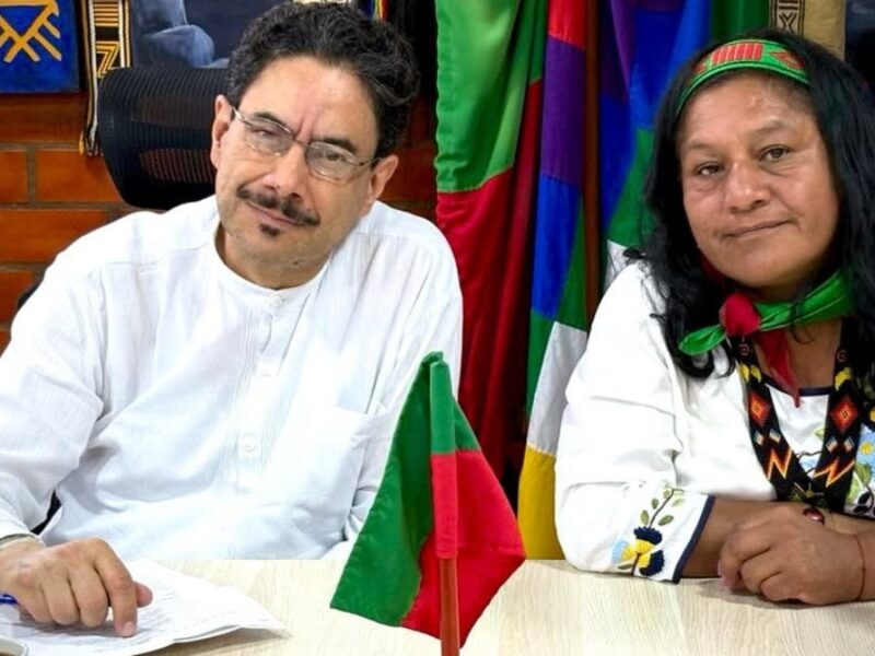 Iván Cepeda anuncia su fórmula vicepresidencial, Aída Quilcué