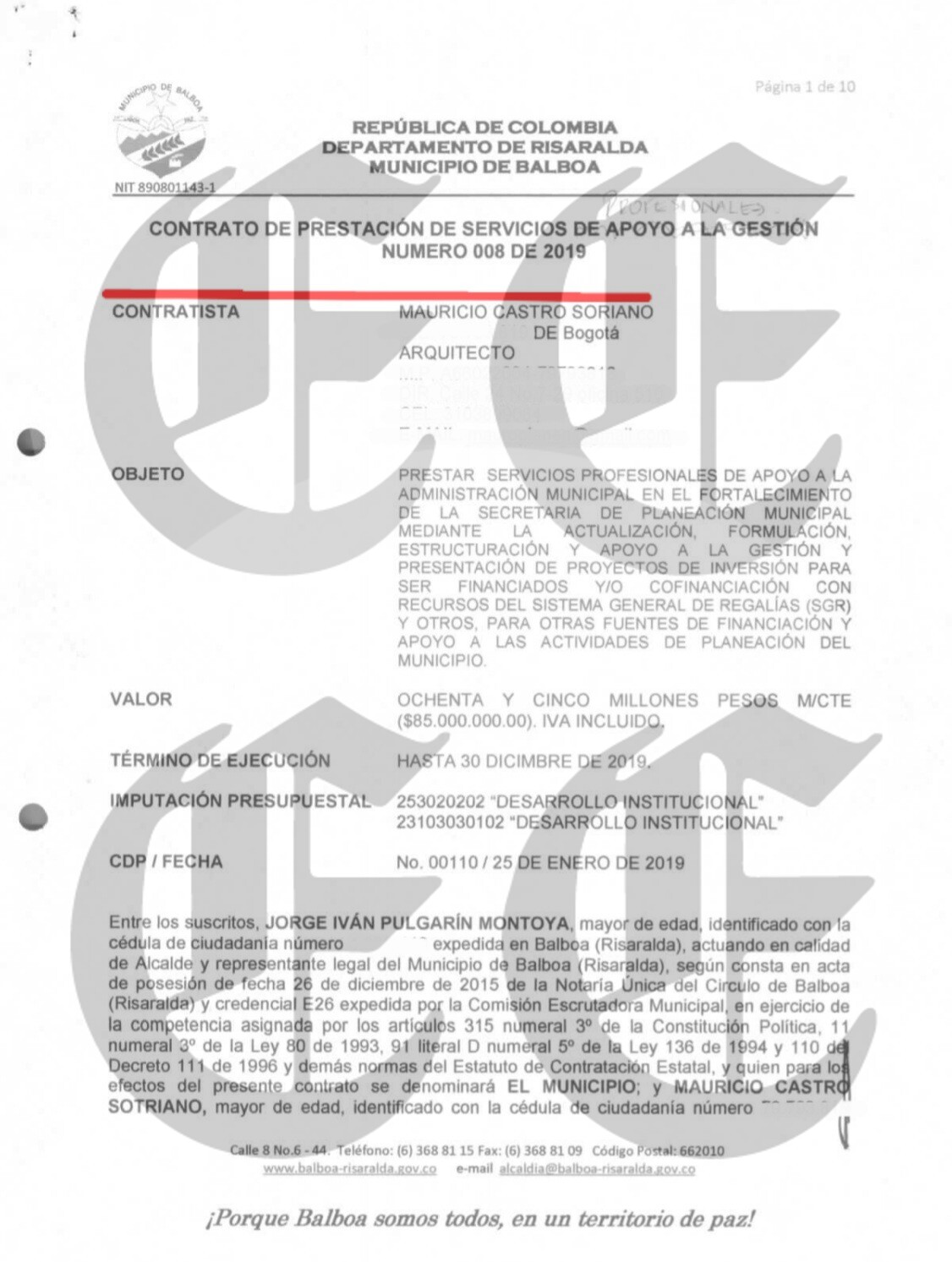 la fiscalia cuando nos tendra noticias de los contratos por 34 000 millones de exalcaldes y funcionarios con recursos de la ocad paz en risaralda b3