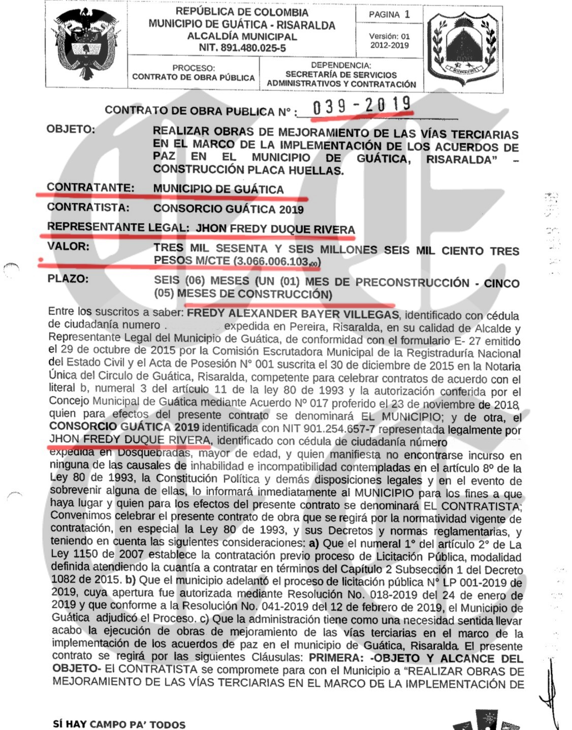 la fiscalia cuando nos tendra noticias de los contratos por 34 000 millones de exalcaldes y funcionarios con recursos de la ocad paz en risaralda g1