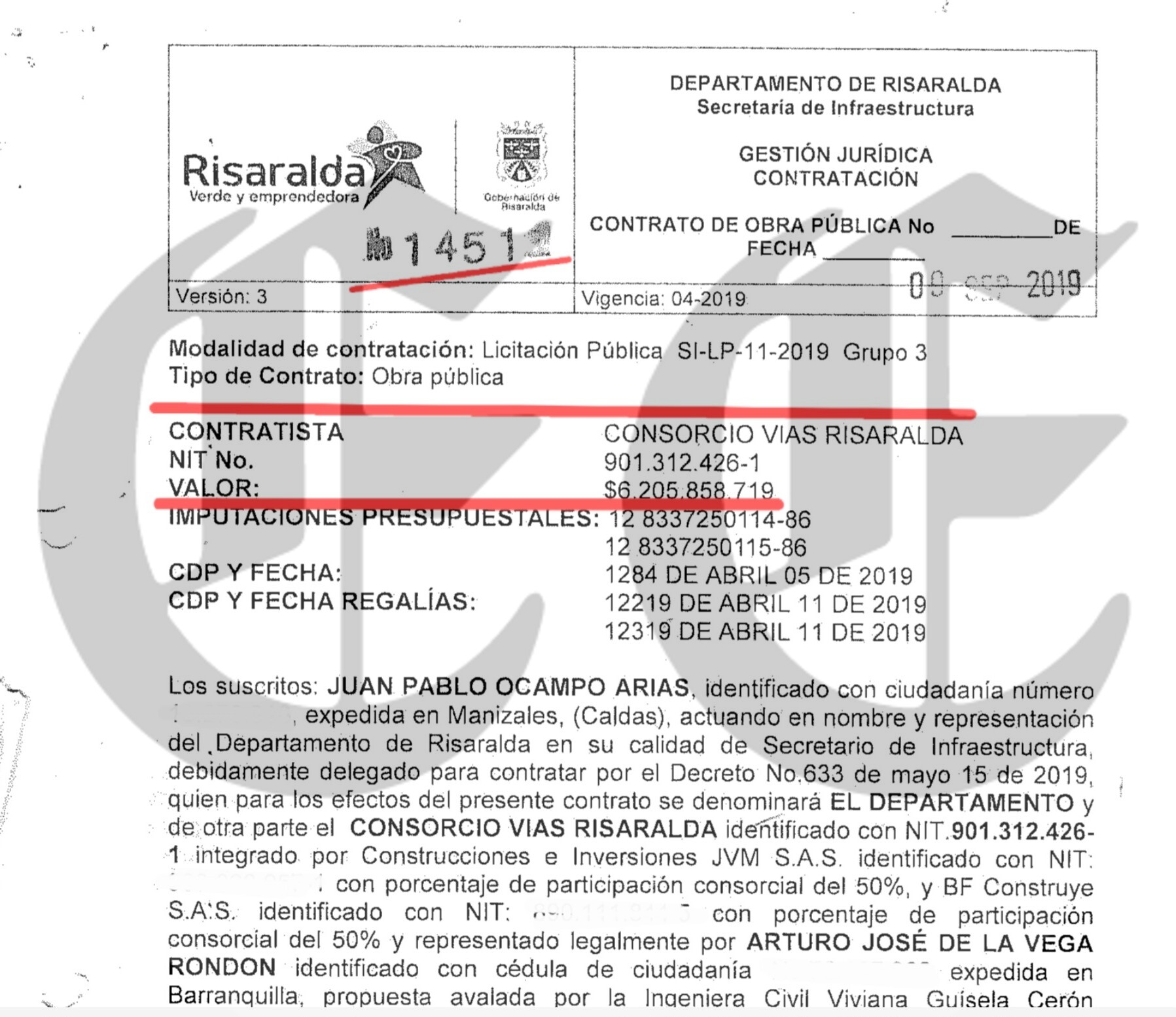 la fiscalia cuando nos tendra noticias de los contratos por 34 000 millones de exalcaldes y funcionarios con recursos de la ocad paz en risaralda s1