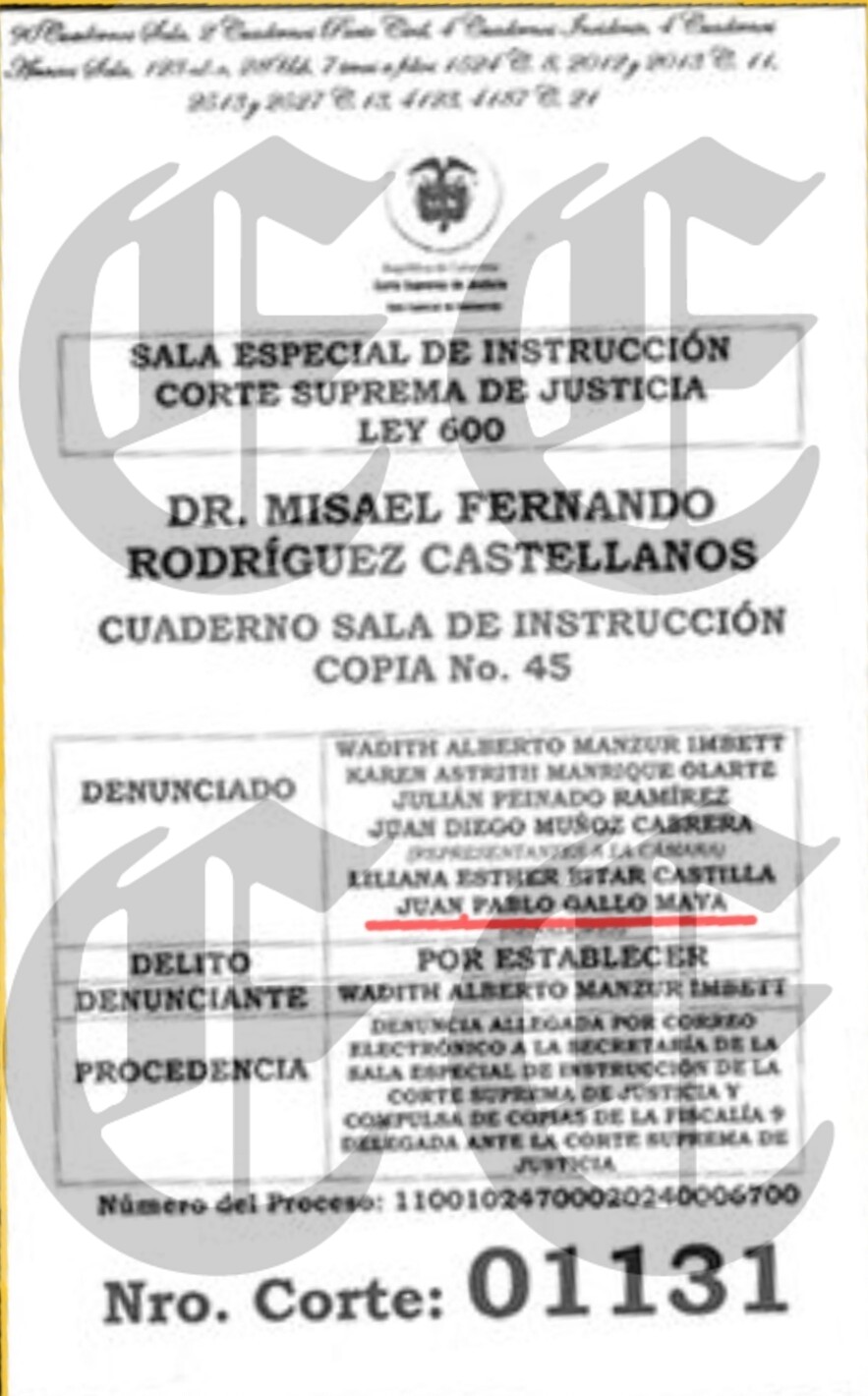 las visitas de juan pablo gallo y anibal hoyos al ministerio de hacienda