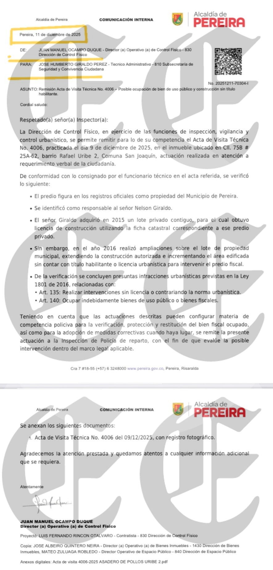 pereira esta indefensa destruyeron un parque infantil construyeron un restaurante denuncie pero la inspectora 5a no actua 2
