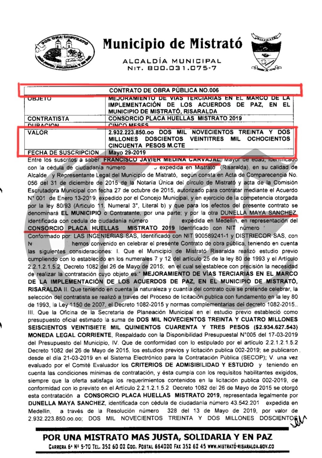Así se perdieron los millonarios recursos para la paz en Mistrató 5 asi se perdieron los millonarios recursos para la paz en mistrato m1 1