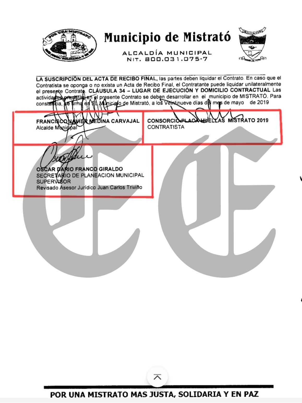 Así se perdieron los millonarios recursos para la paz en Mistrató 6 asi se perdieron los millonarios recursos para la paz en mistrato m2 1