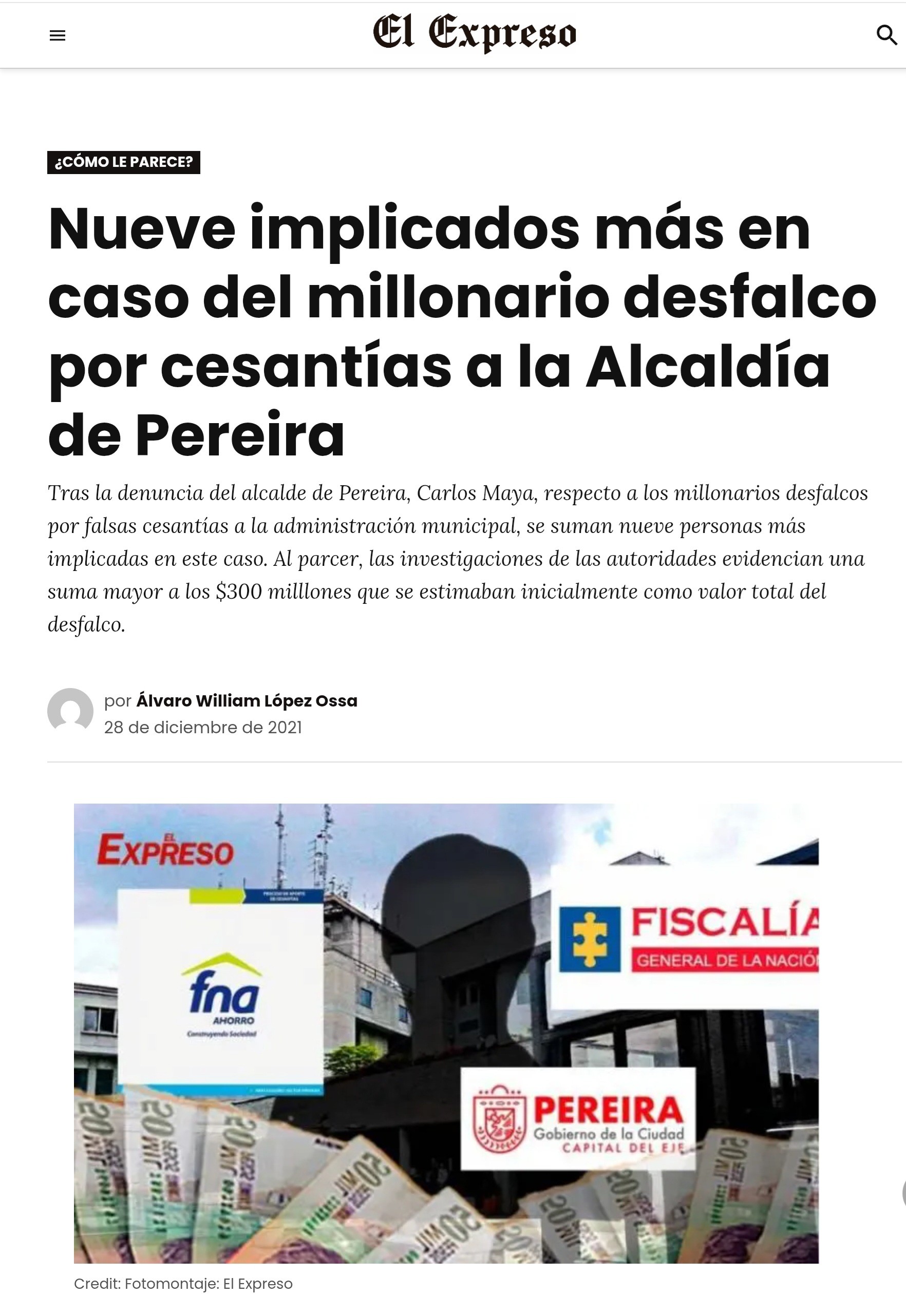 Contraloría de Pereira recupera $2.574 millones del robo de las cesantías 9 contraloria de pereira recupera 2 574 millones del robo de las cesantias j1