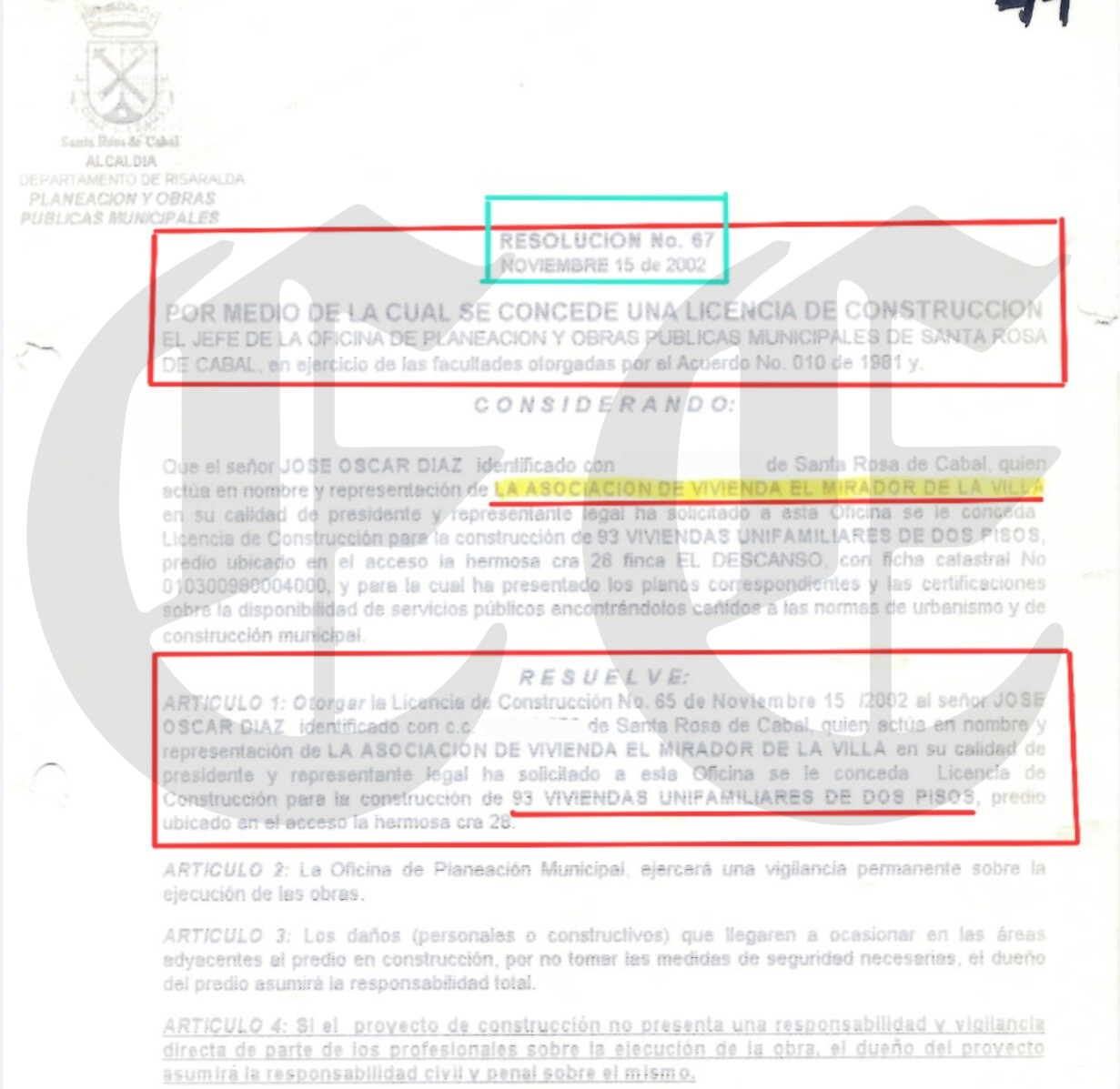 contraloria investiga presunto detrimento patrimonial y posible omision de alcaldes de santa rosa de cabal incluidos rodrigo toro y paulo gomez l1