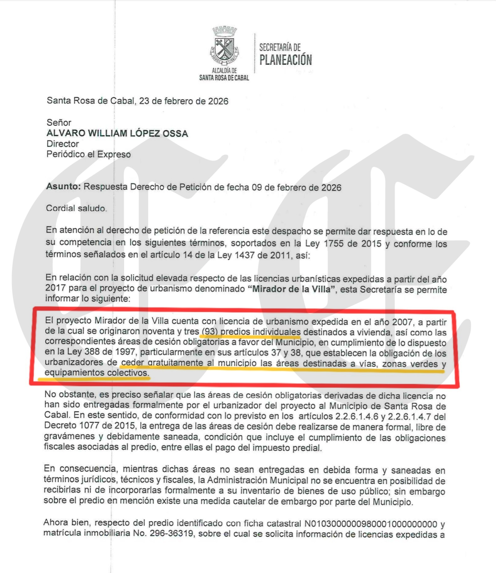 contraloria investiga presunto detrimento patrimonial y posible omision de alcaldes de santa rosa de cabal incluidos rodrigo toro y paulo gomez p1