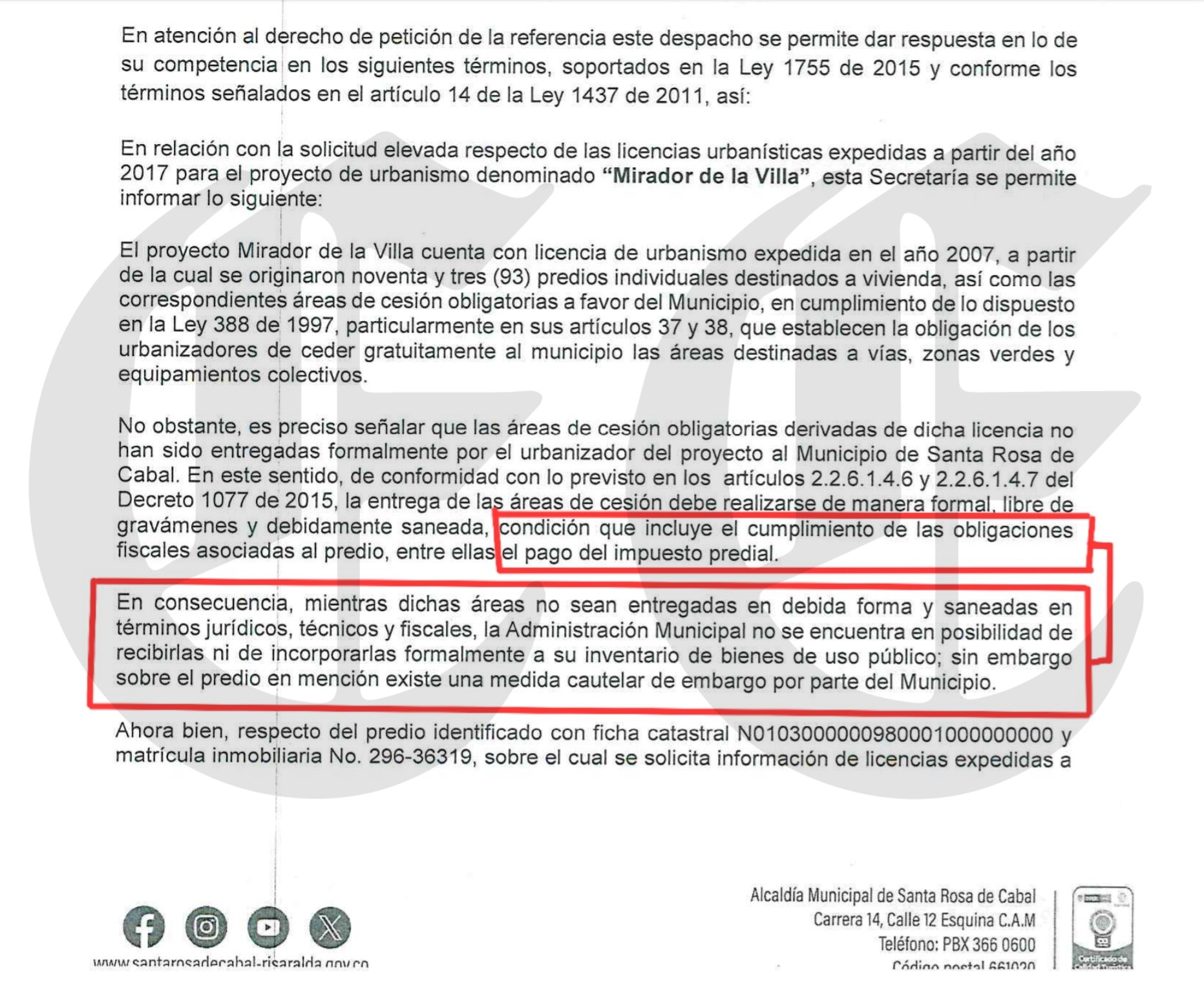 contraloria investiga presunto detrimento patrimonial y posible omision de alcaldes de santa rosa de cabal incluidos rodrigo toro y paulo gomez p3
