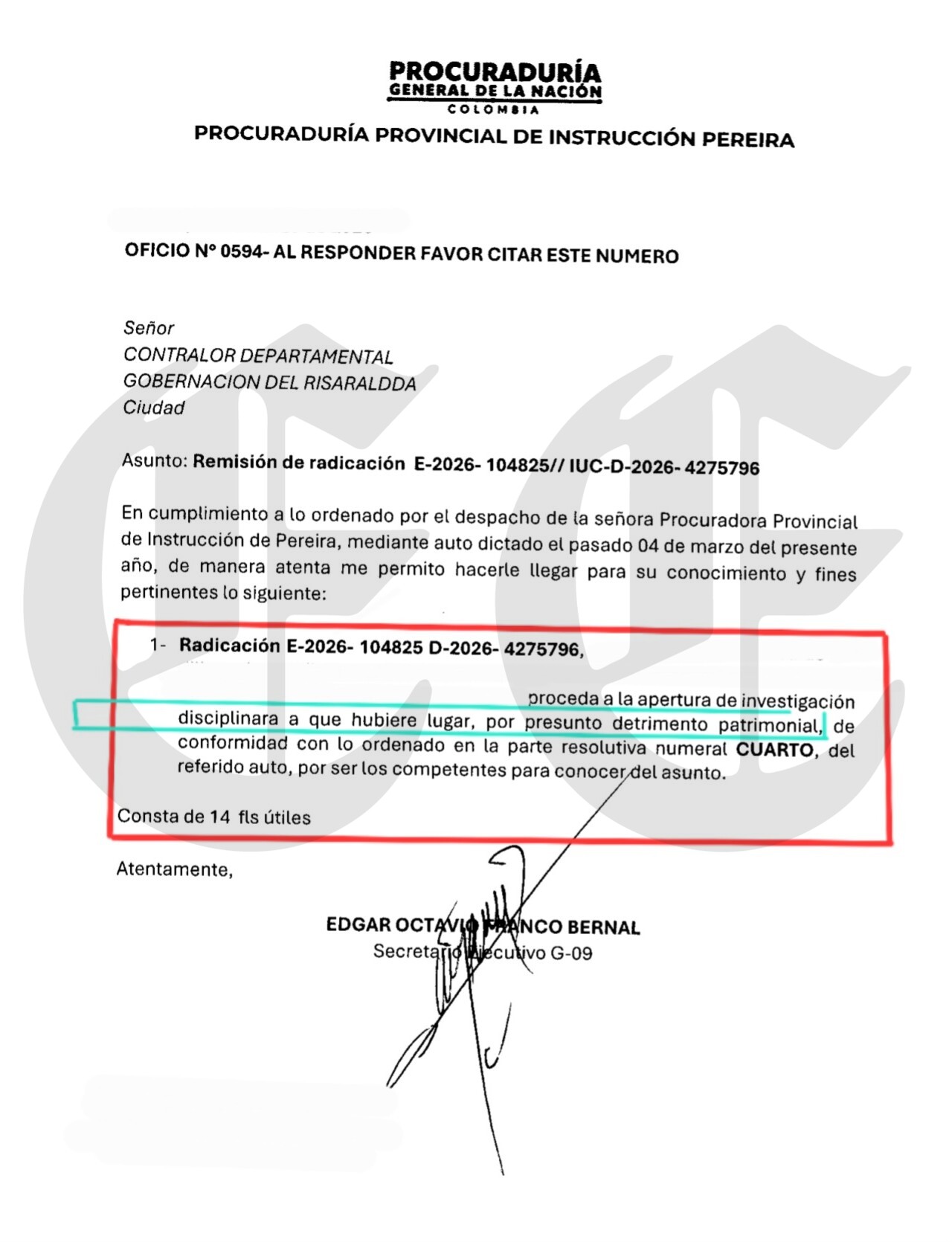 contraloria investiga presunto detrimento patrimonial y posible omision de alcaldes de santa rosa de cabal incluidos rodrigo toro y paulo gomez r1 1