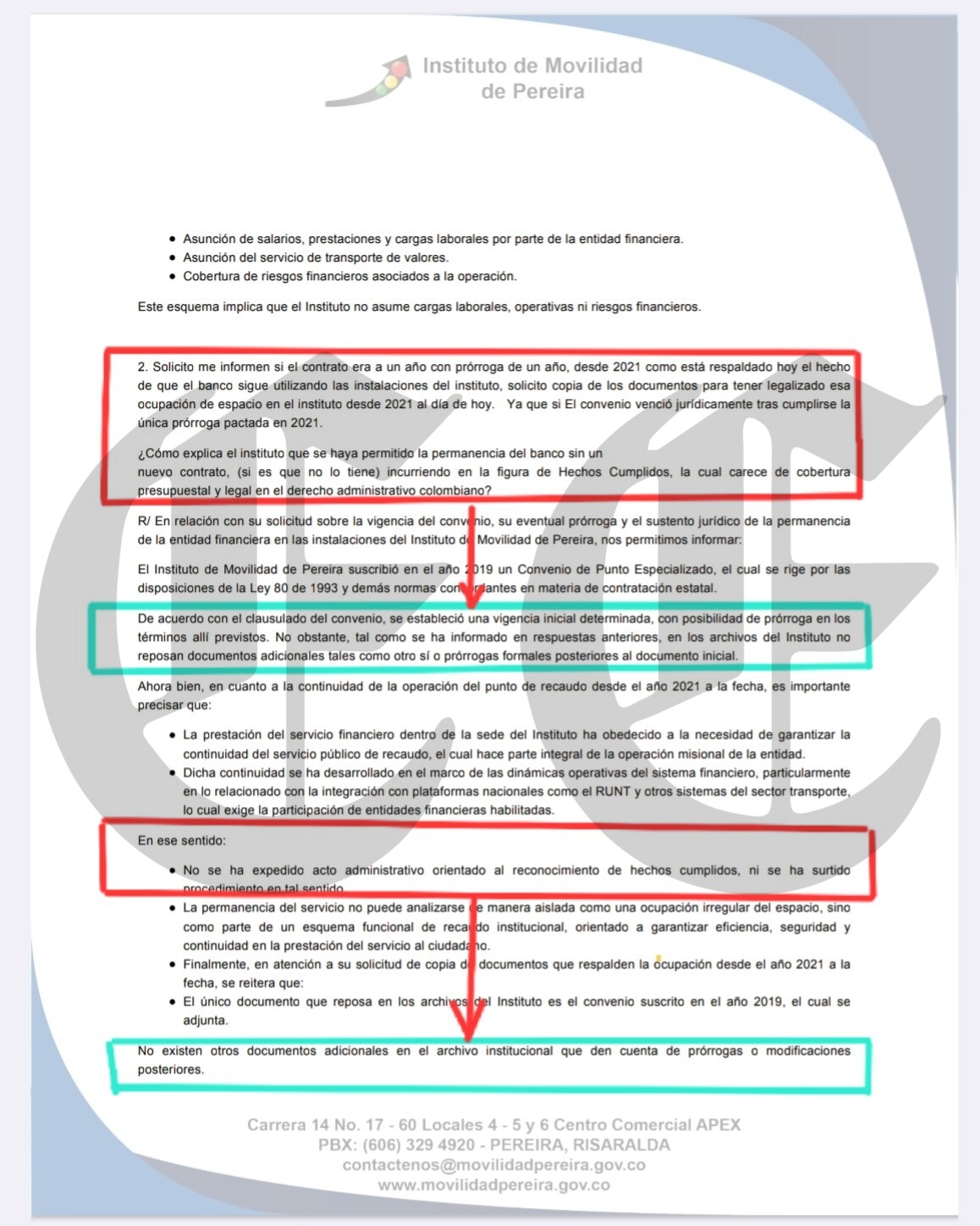davivienda y su negocio con transito en la alcaldia de juan pablo gallo 6