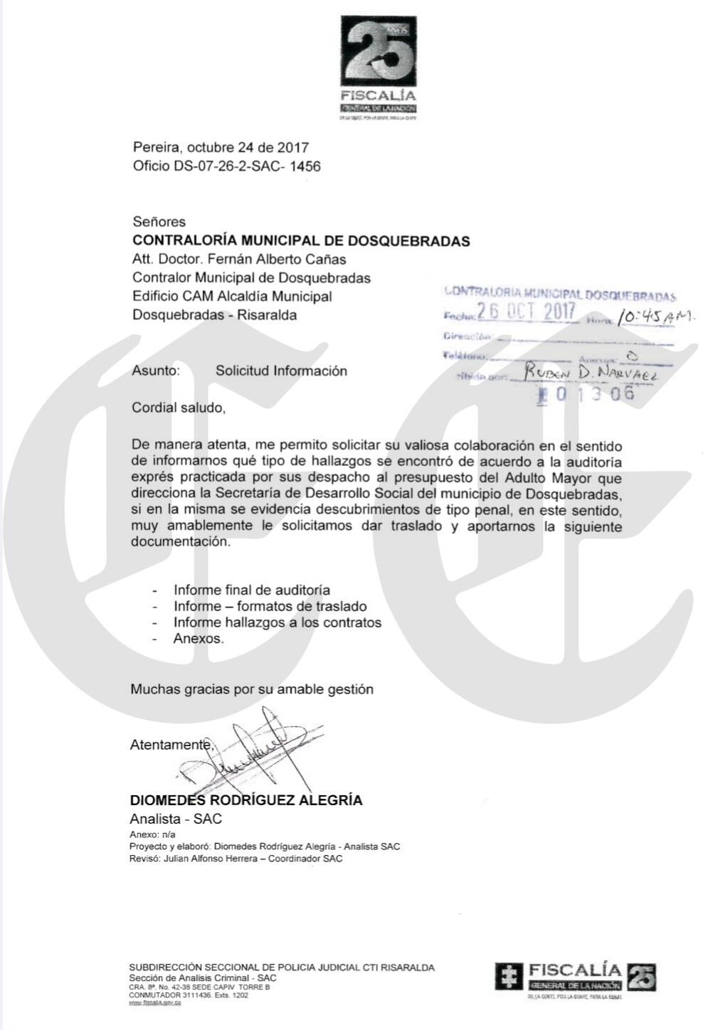 dejaran prescribir el millonario robo de 2016 a los abuelos de dosquebradas c1