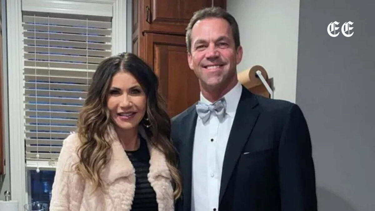 escandalo golpea a kristi noem tras revelarse fotos chats y pagos de su esposo en foros sexuales kristin y byron noem escandalo