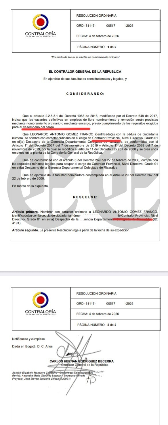 Nombran a Leonardo Gómez Contralor Provincial a pesar de sus procesos en la Contraloría 3 nombran a leonardo gomez contralor provincial a pesar de sus procesos en la contraloria 1