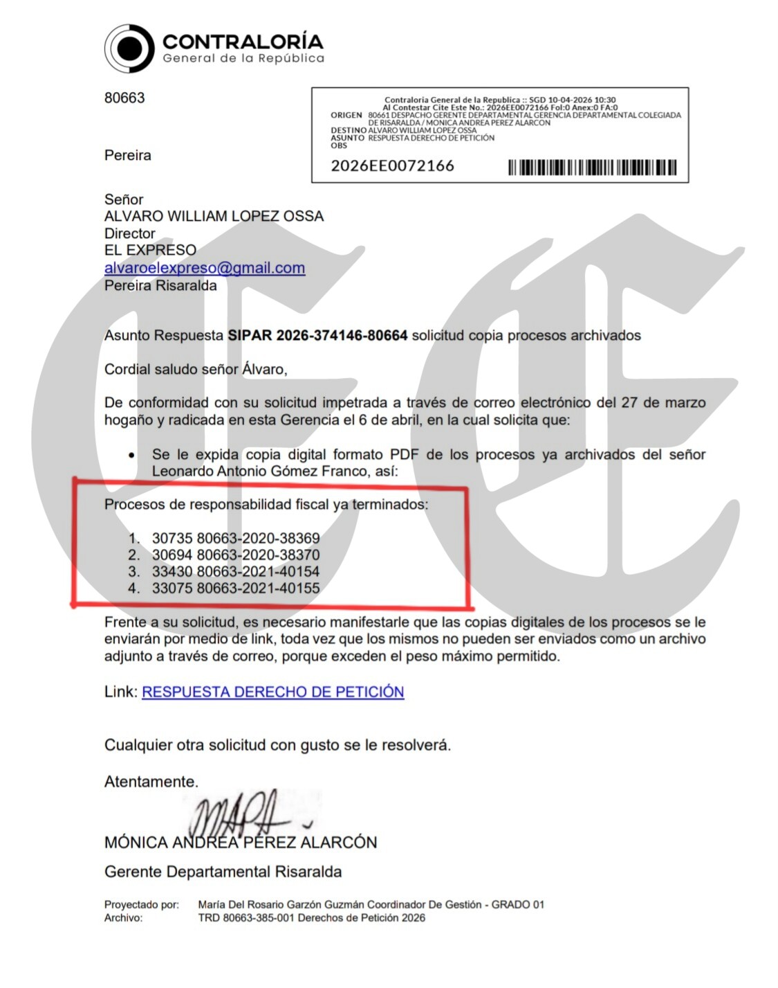 Nombran a Leonardo Gómez Contralor Provincial a pesar de sus procesos en la Contraloría 5 nombran a leonardo gomez contralor provincial a pesar de sus procesos en la contraloria 4
