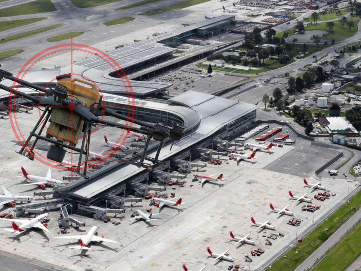 Un dron paraliza vuelos y pone a prueba la seguridad aérea del Dorado