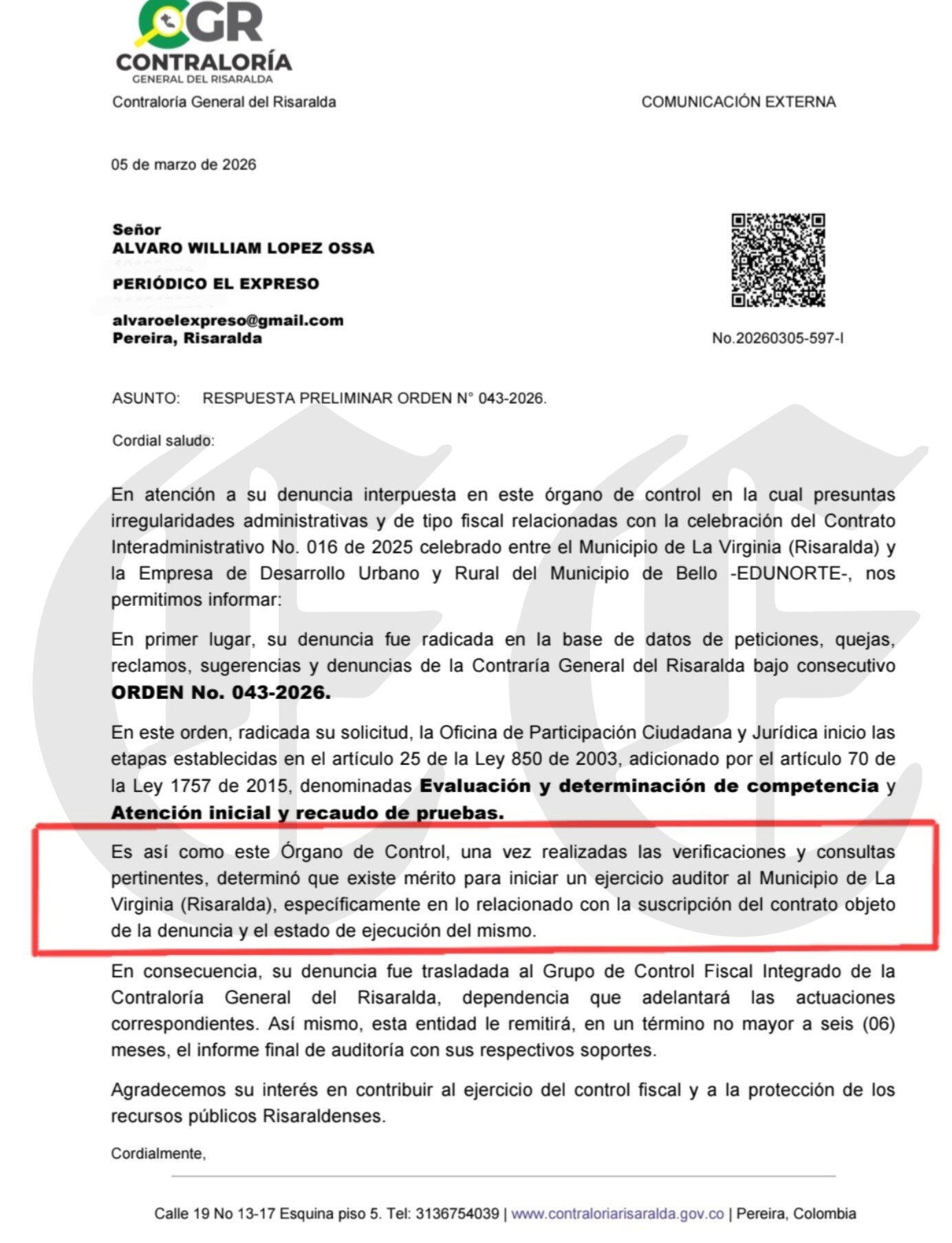 procuraduria apertura indagacion a concejales de la virginia c1